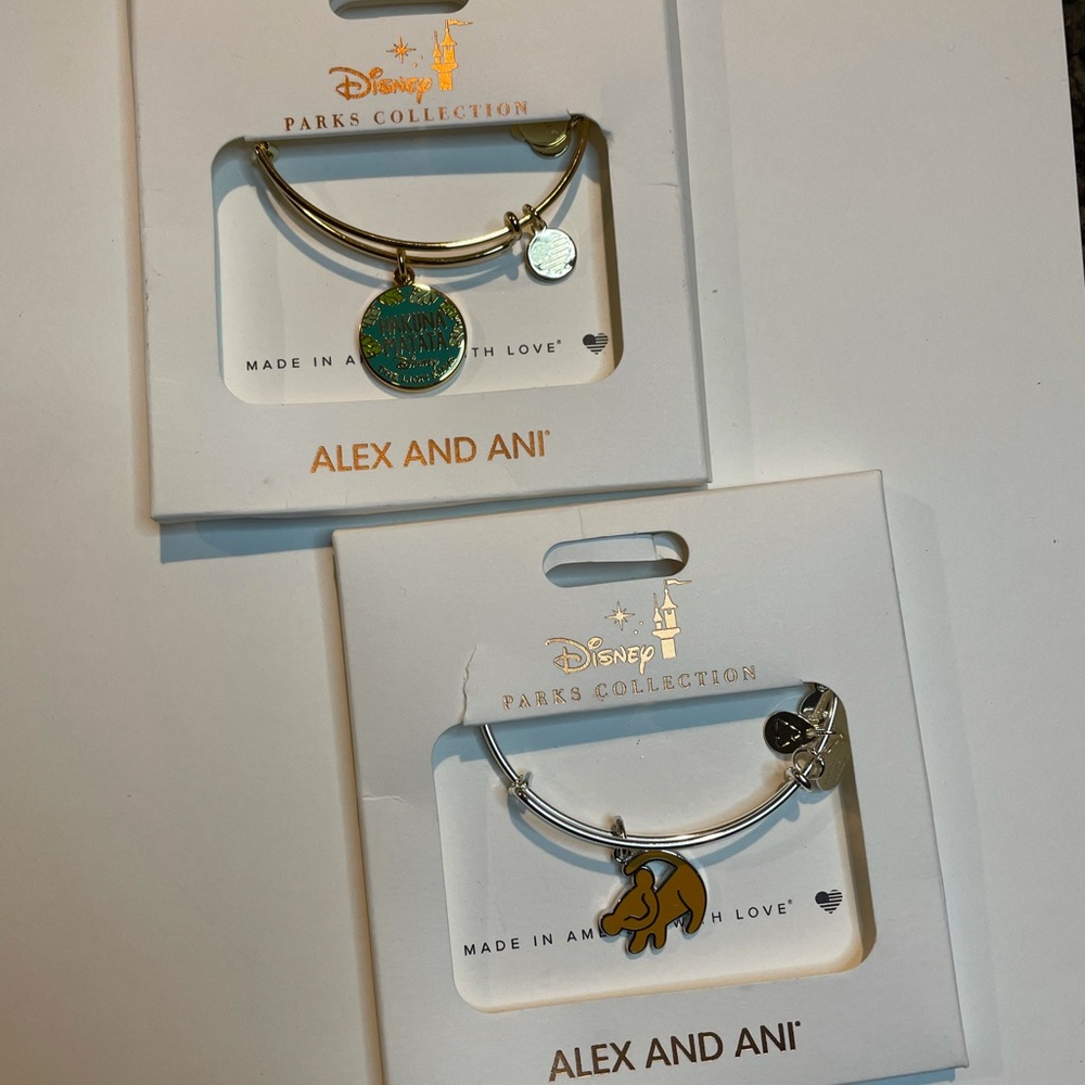 New Alex and Ani Disney parks Lion King bracelets